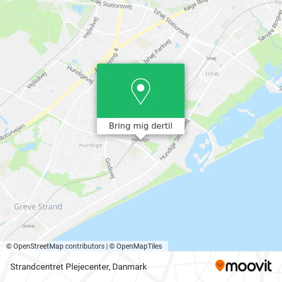 Strandcentret Plejecenter kort