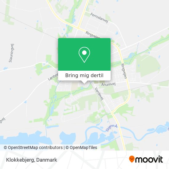 Klokkebjerg kort