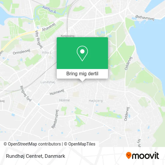 Rundhøj Centret kort