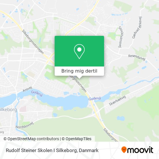 Rudolf Steiner Skolen I Silkeborg kort
