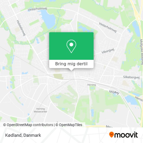 Kødland kort