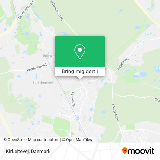 Kirkeltevej kort