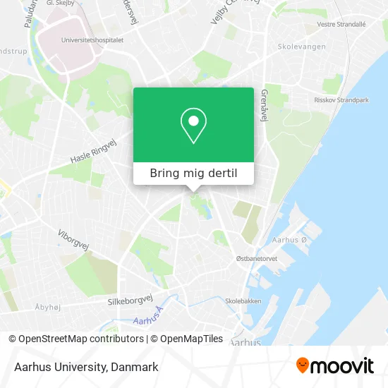 Aarhus University kort