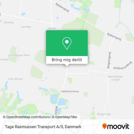 Tage Rasmussen Transport A/S kort