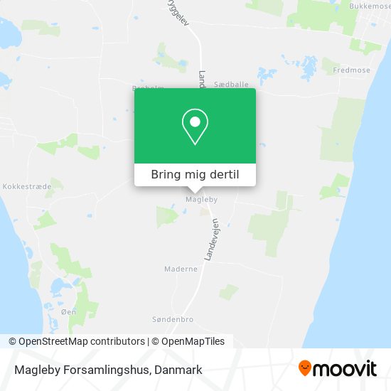 Magleby Forsamlingshus kort