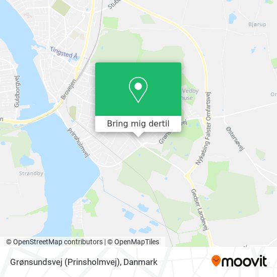 Grønsundsvej (Prinsholmvej) kort