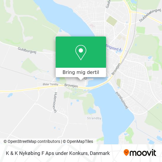 K & K Nykøbing F Aps under Konkurs kort