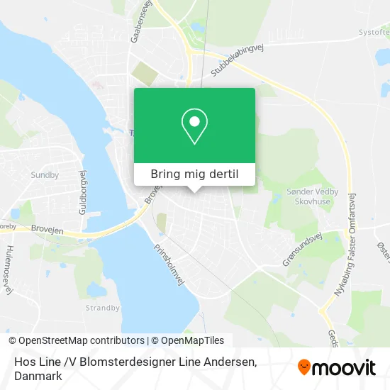 Hos Line /V Blomsterdesigner Line Andersen kort