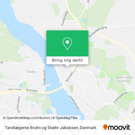 Tandlægerne Bruhn og Stæhr-Jakobsen kort
