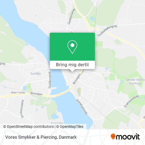 Vores Smykker & Piercing kort