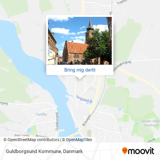 Guldborgsund Kommune kort