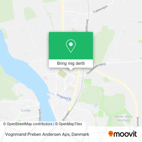 Vognmand Preben Andersen Aps kort