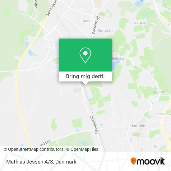 Mathias Jessen A/S kort