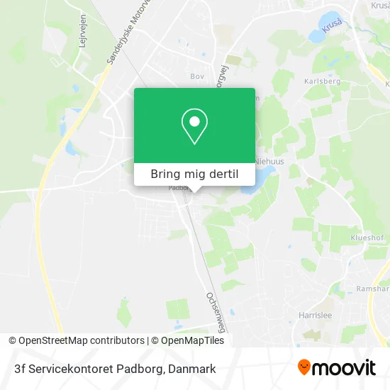 3f Servicekontoret Padborg kort