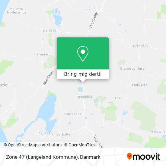 Zone 47 (Langeland Kommune) kort