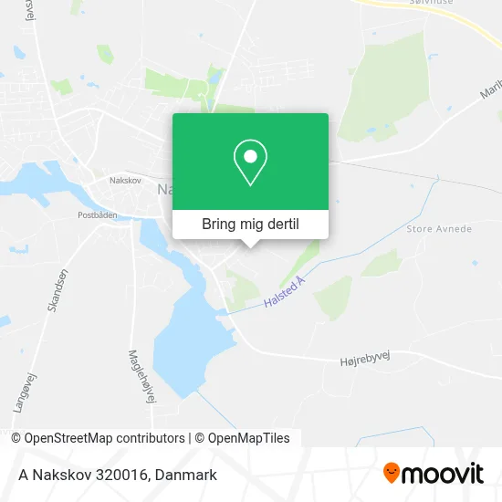 A Nakskov 320016 kort