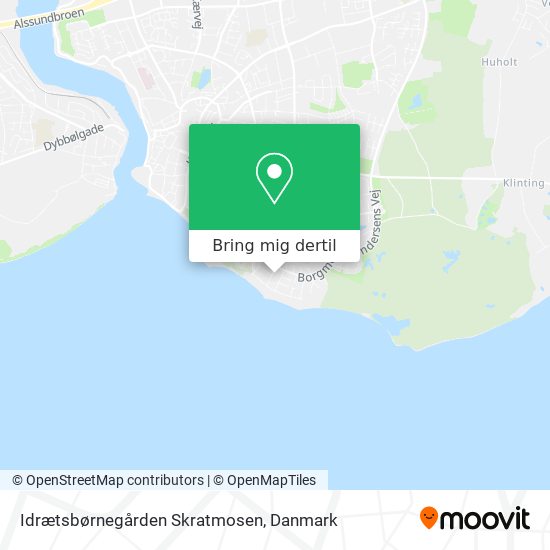 Idrætsbørnegården Skratmosen kort