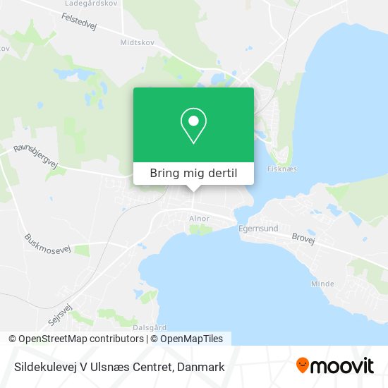 Sildekulevej V Ulsnæs Centret kort