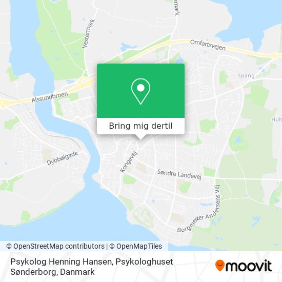 Psykolog Henning Hansen, Psykologhuset Sønderborg kort