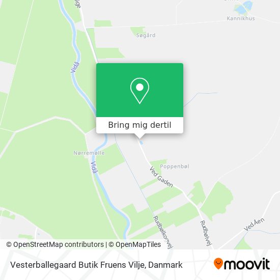 Vesterballegaard Butik Fruens Vilje kort