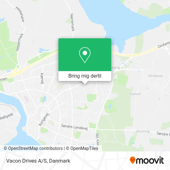 Vacon Drives A/S kort