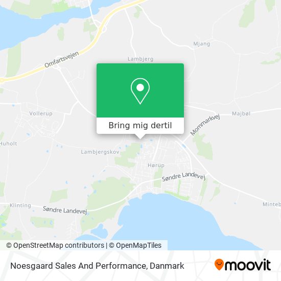 Noesgaard Sales And Performance kort