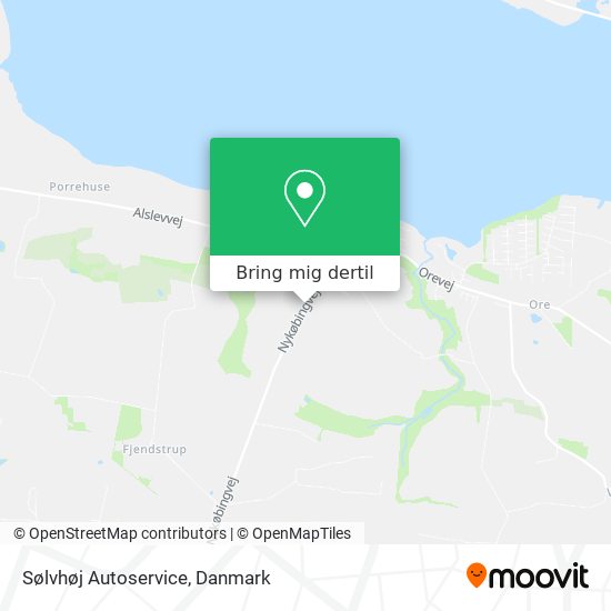 Sølvhøj Autoservice kort