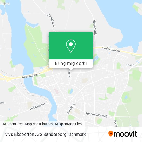 VVs Eksperten A/S Sønderborg kort
