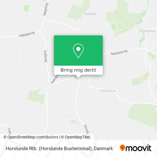 Horslunde Rtb. (Horslunde Busterminal) kort