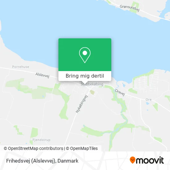 Frihedsvej (Alslevvej) kort