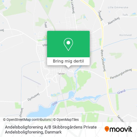 Andelsboligforening A / B Skibbrogårdens Private Andelsboligforening kort