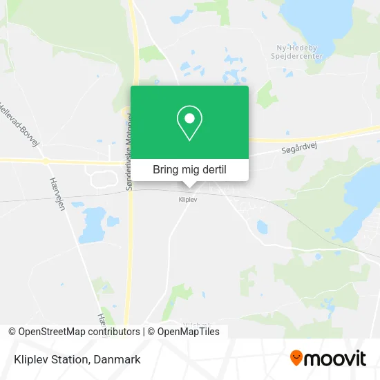 Kliplev Station kort