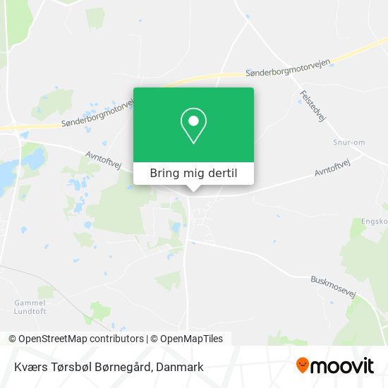 Kværs Tørsbøl Børnegård kort