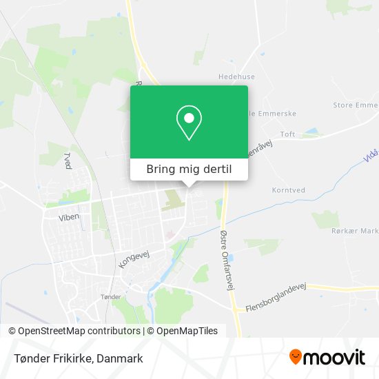 Tønder Frikirke kort