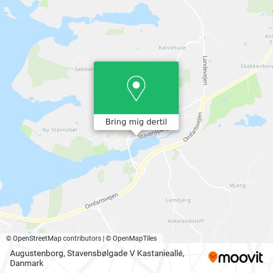 Augustenborg, Stavensbølgade V Kastanieallé kort