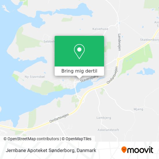 Jernbane Apoteket Sønderborg kort