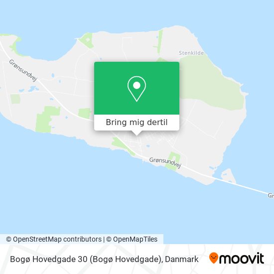 Bogø Hovedgade 30 kort