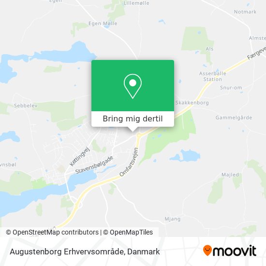 Augustenborg Erhvervsområde kort