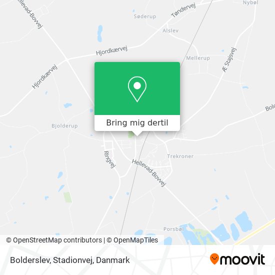 Bolderslev, Stadionvej kort