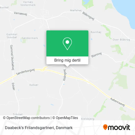 Daabeck's Frilandsgartneri kort