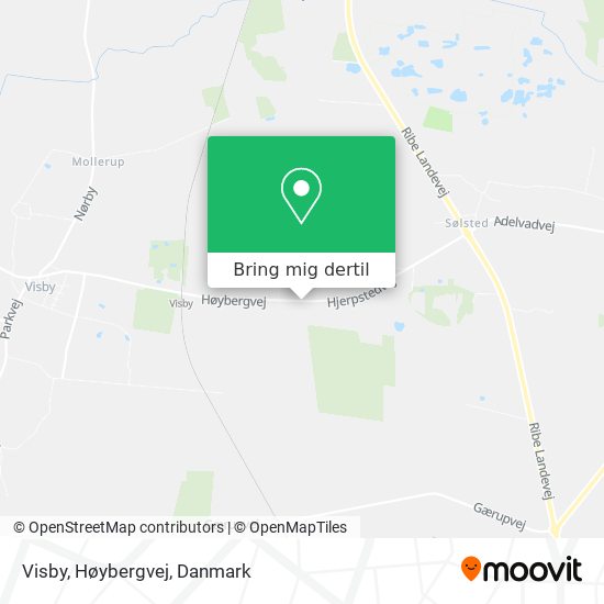 Visby, Høybergvej kort