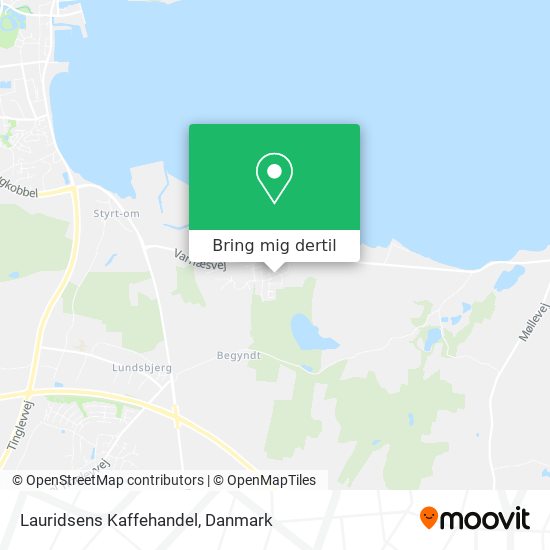 Lauridsens Kaffehandel kort