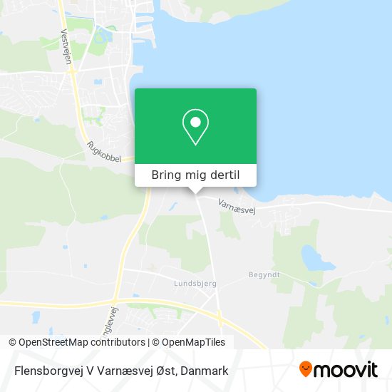 Flensborgvej V Varnæsvej Øst kort