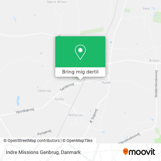 Indre Missions Genbrug kort