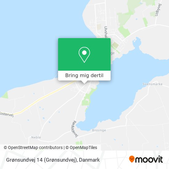 Grønsundvej 14 kort