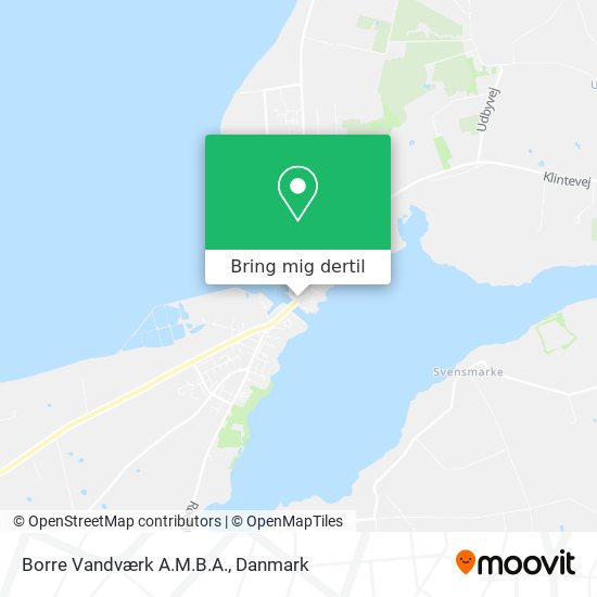 Borre Vandværk A.M.B.A. kort