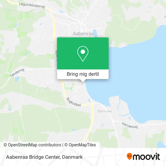 Aabenraa Bridge Center kort