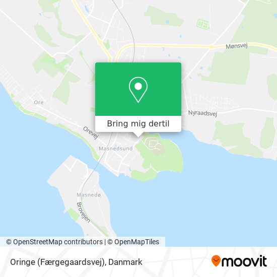 Oringe (Færgegaardsvej) kort