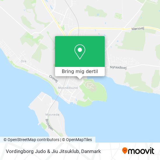 Vordingborg Judo & Jiu Jitsuklub kort