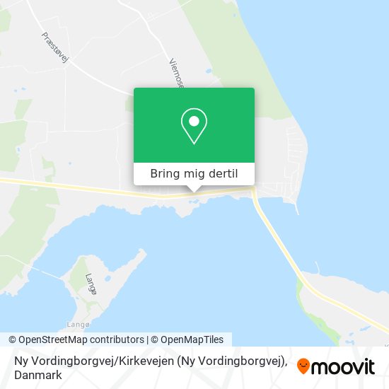 Ny Vordingborgvej / Kirkevejen kort